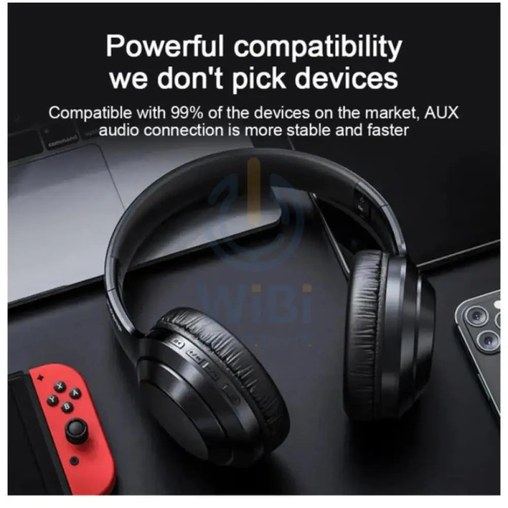 Lenovo Thinkplus TH10 Overhead Wireless Bluetooth Headphone - Bluetooth / 3.5mm / Black Accessories > Audio > Headphones