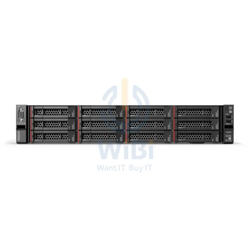 Lenovo ThinkSystem SR590 - Xeon-2.40GHz / 10-Cores / 16GB / 3x 600GB / 2x 750Watts / Rack (2U)