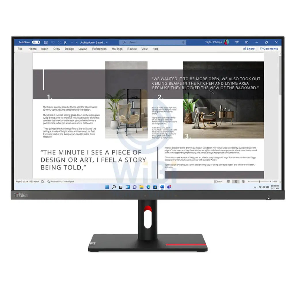 Lenovo ThinkVision S27i-30 - 27.0’’ FHD / 6ms / D-Sub / HDMI 1.4 - Monitor Monitors & Projectors > Monitors