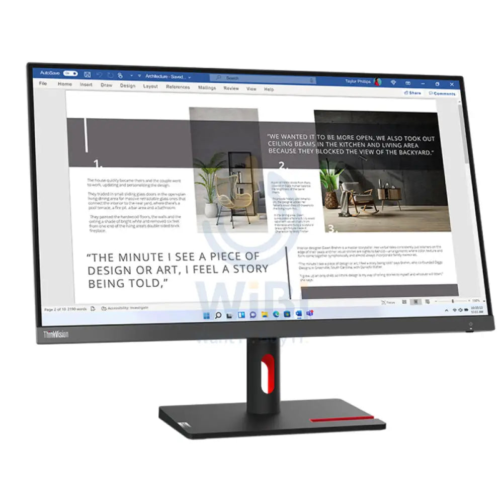 Lenovo ThinkVision S27i-30 - 27.0’’ FHD / 6ms / D-Sub / HDMI 1.4 - Monitor Monitors & Projectors > Monitors