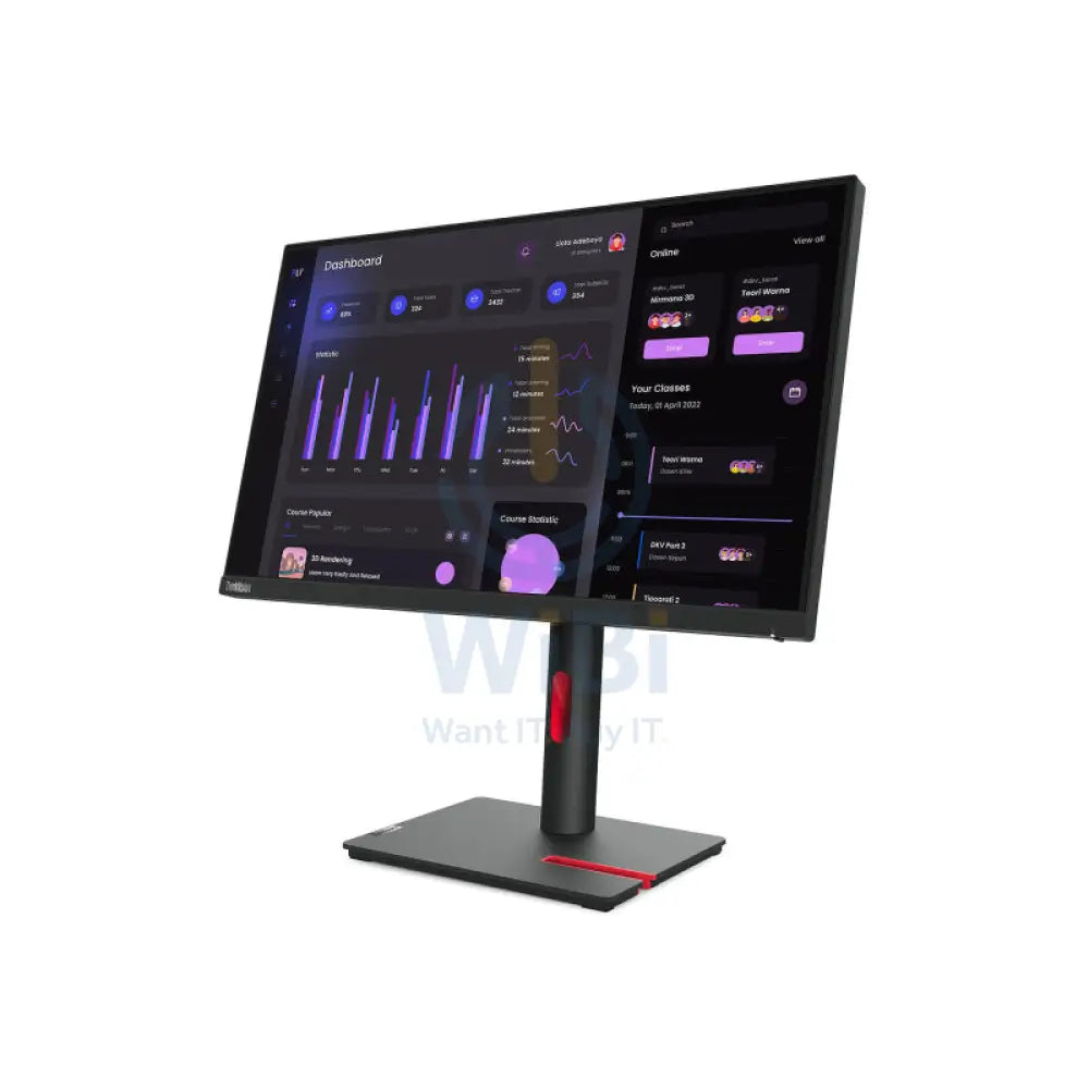 Lenovo ThinkVision T24i-30 - 23.8’’ WLED / Eyesafe Display 2.0 / 6ms / D-Sub / HDMI 1.4 / DisplayPort 1.2 / USB 3.2 Gen