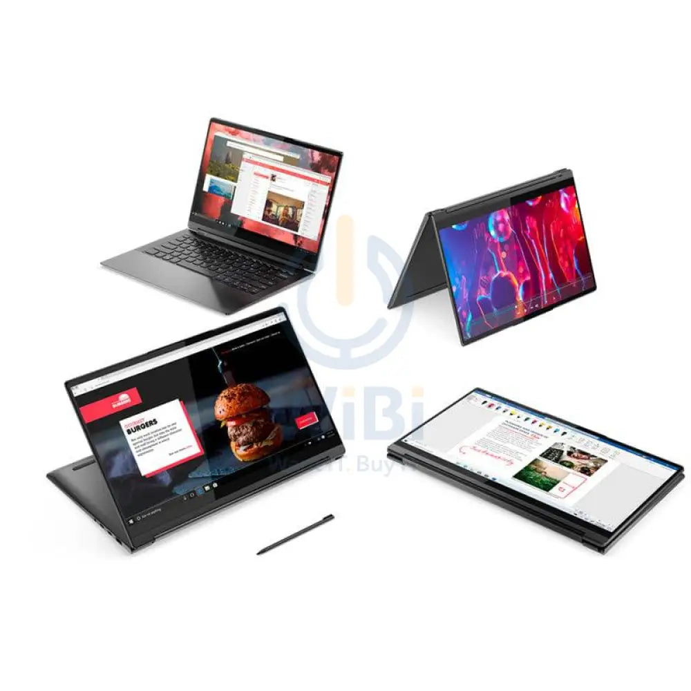 Lenovo Yoga 9 - 14.0" UHD MT / i7 / 16GB / 1TB (NVMe M.2 SSD) / Win 10 Home / 1YW / Arabic/English / Black - Laptop