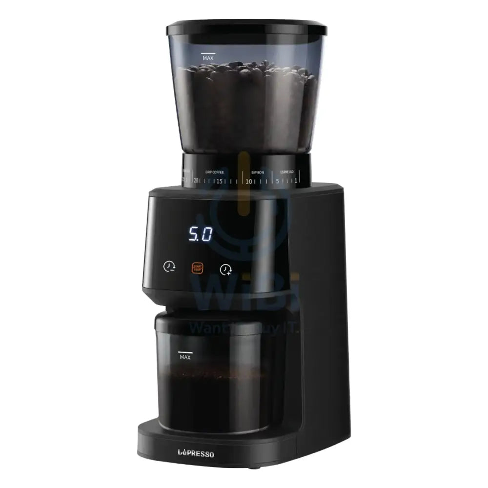 LePresso Conical Burr Grinder - Black Accessories > Smart Devices