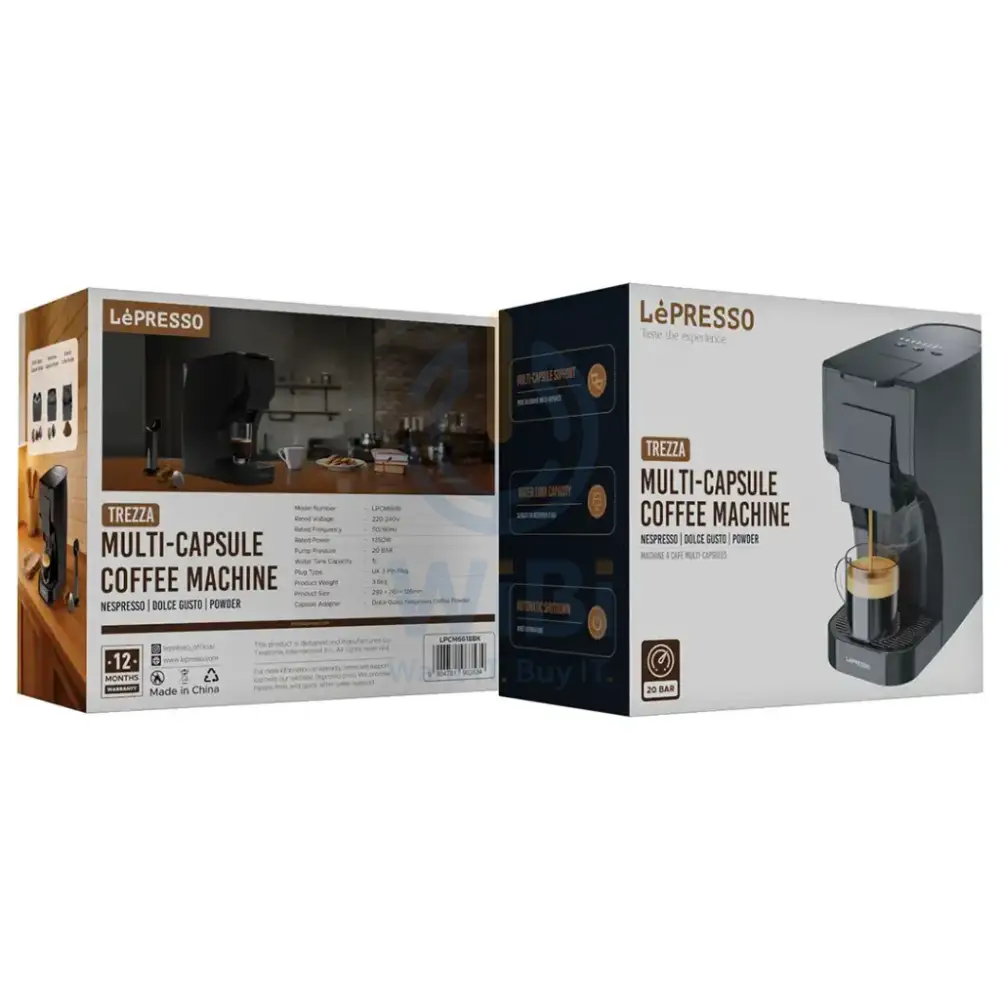 LePresso Multi-Capsule Coffee Machine - Black Accessories > Smart Devices