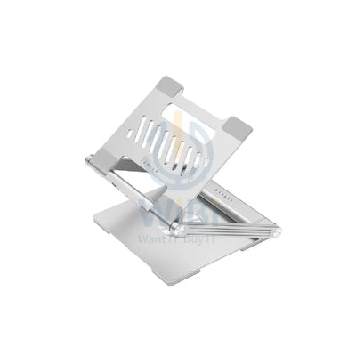 Levelo AeroLink Laptop Stand With Built-In Portable 7 In 1 Hub - Silver Accessories > Other Laptop Accessories