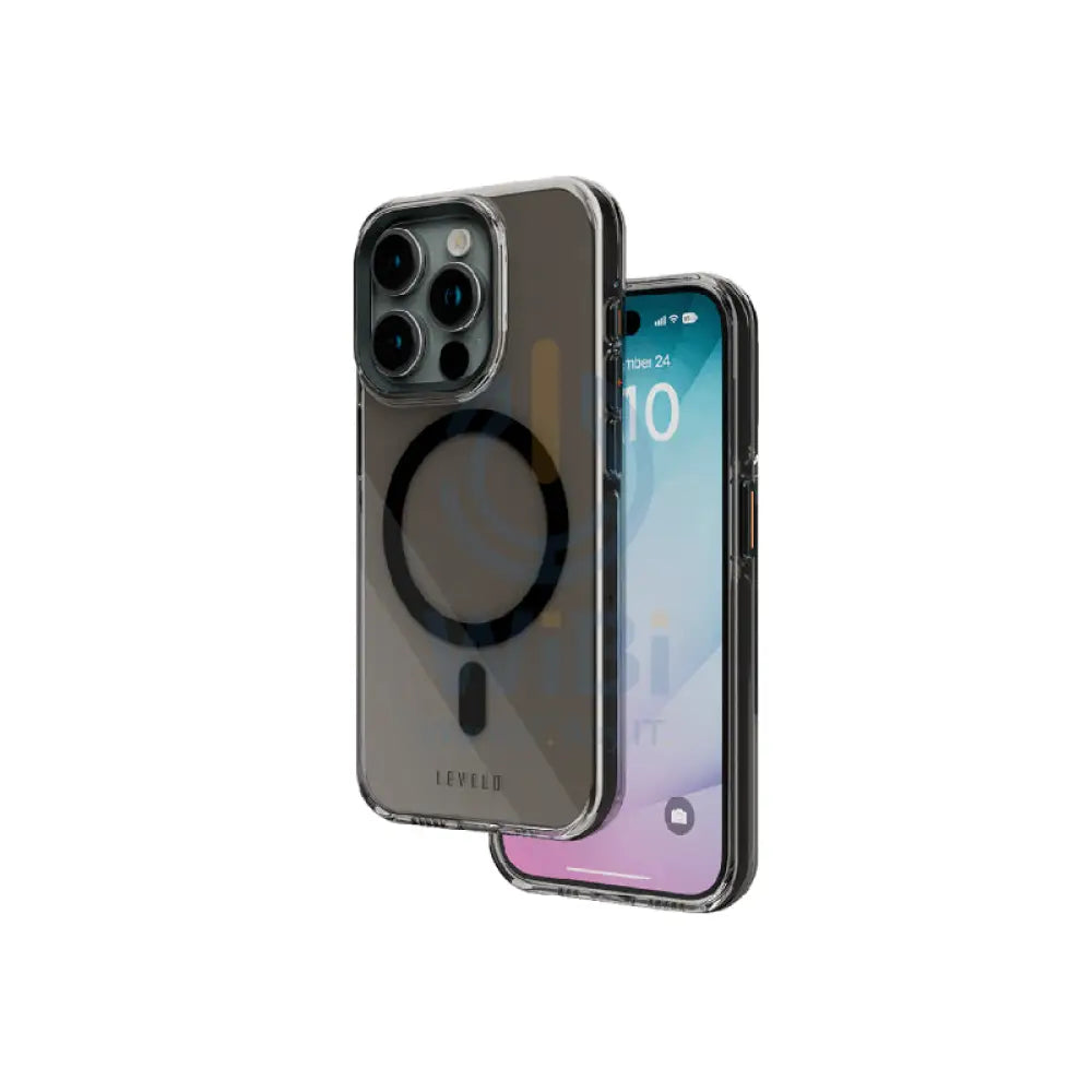 Levelo Allure PC Hard Case - iPhone 15 Pro Max / Smoke Clear Accessories > Mobiles & Tablets > Mobiles > Covers & Cases