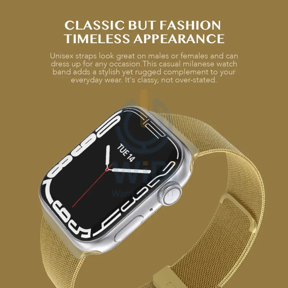 Levelo Double Milanese Watch Strap Apple Watch 38 / 40 / 41mm - Gold Accessories > Smart Watches