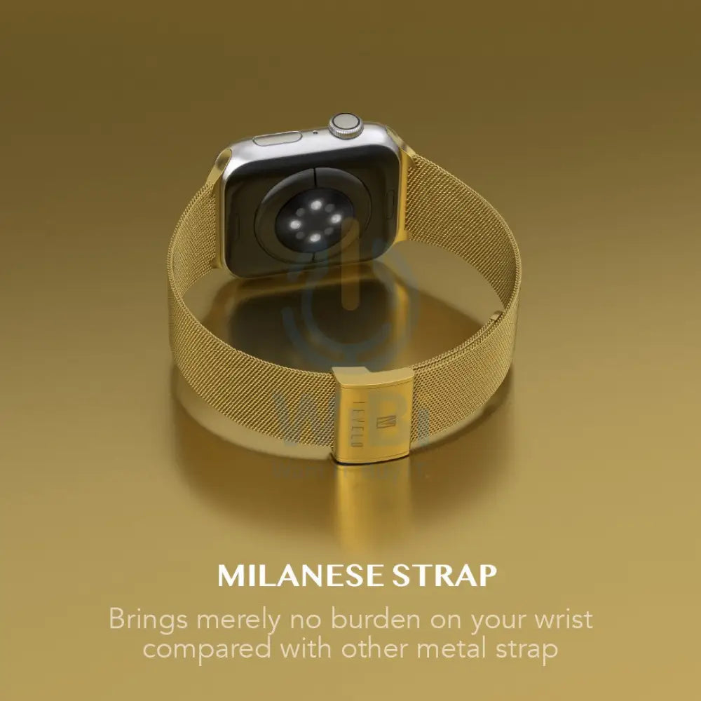 Levelo Double Milanese Watch Strap Apple Watch 38 / 40 / 41mm - Gold Accessories > Smart Watches