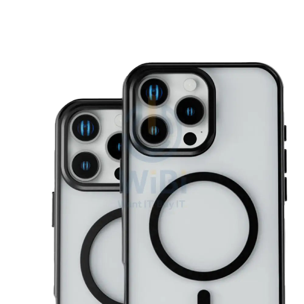 Levelo Elio PC Case with Camera Ring Stand - Apple iPhone 16 Pro Max / Black Accessories > Mobiles & Tablets > Mobiles