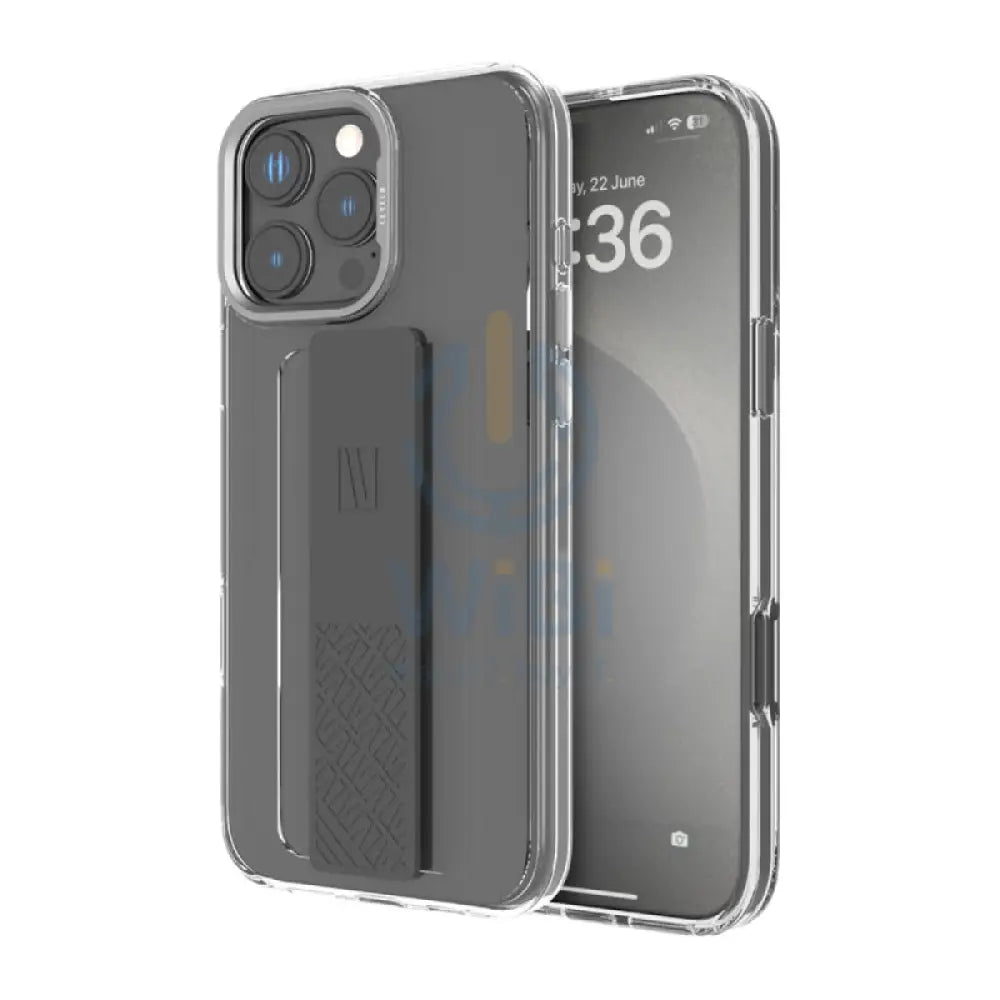 Levelo Graphia IMD Silicone Grip Case - Apple iPhone 16 Pro Max / Gray Accessories > Mobiles & Tablets > Mobiles >