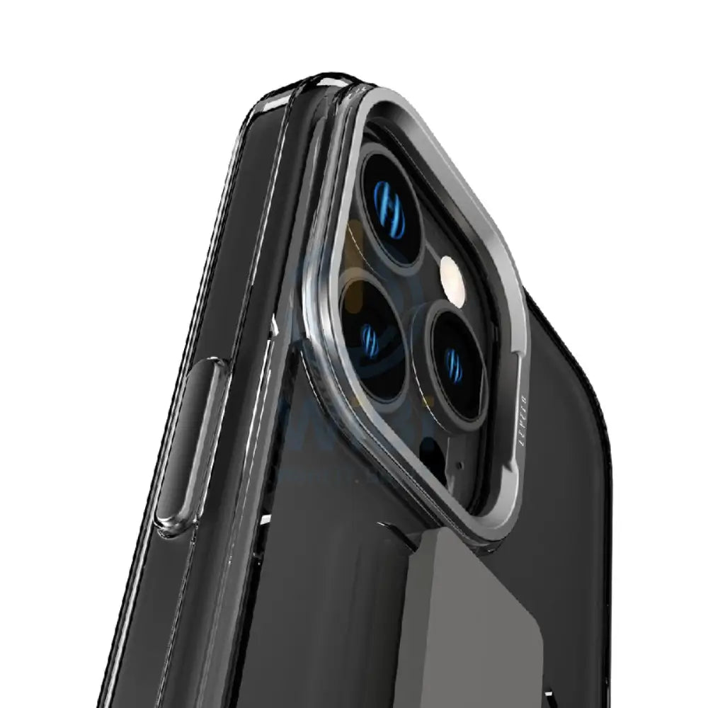 Levelo Graphia IMD Silicone Grip Case - Apple iPhone 16 Pro Max / Gray Accessories > Mobiles & Tablets > Mobiles >