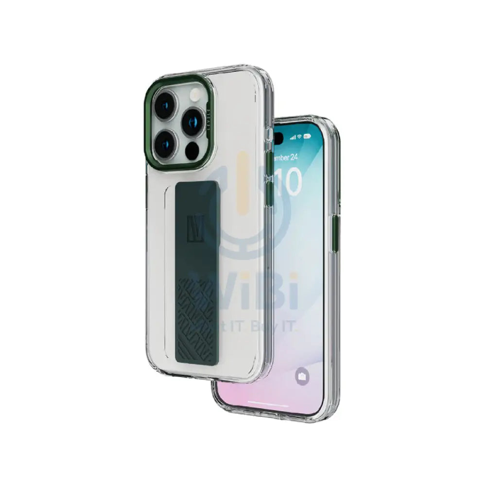 Levelo Graphia IMD Silicone Grip Case - iPhone 15 Pro Max / Green Accessories > Mobiles & Tablets > Mobiles > Covers &