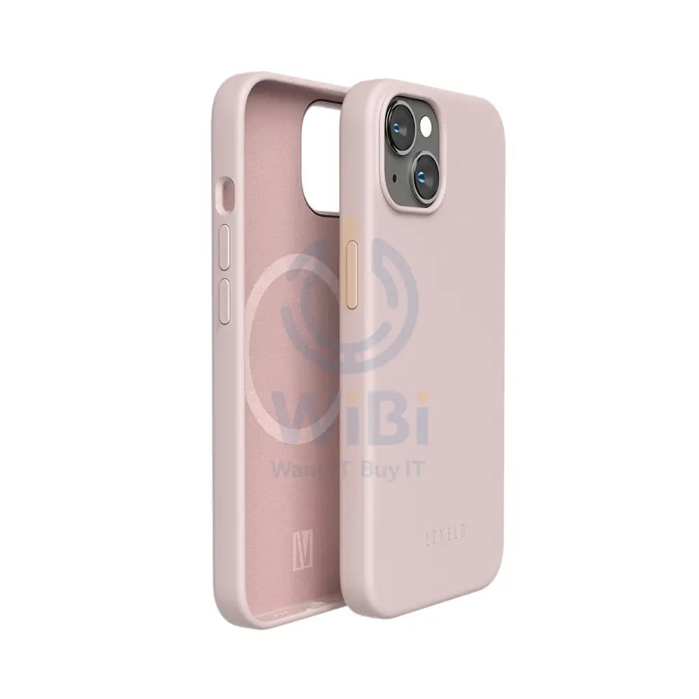Levelo Iris MagSafe Liquid Silicone Case - iPhone 14 Plus / Pink Accessories > Mobiles & Tablets > Mobiles