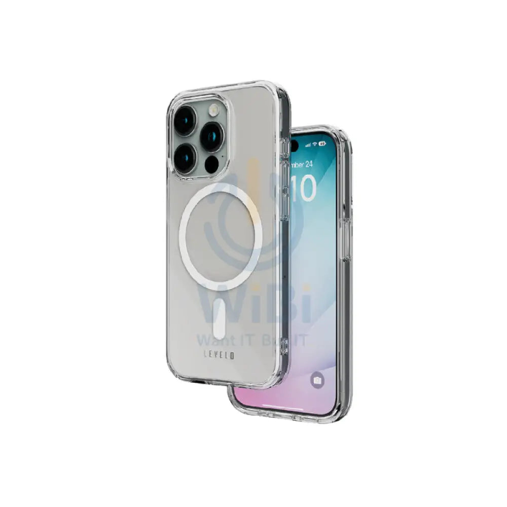 Levelo MagSafe Clara Clear Case - iPhone 15 Pro / Clear Accessories > Mobiles & Tablets > Mobiles > Covers & Cases >