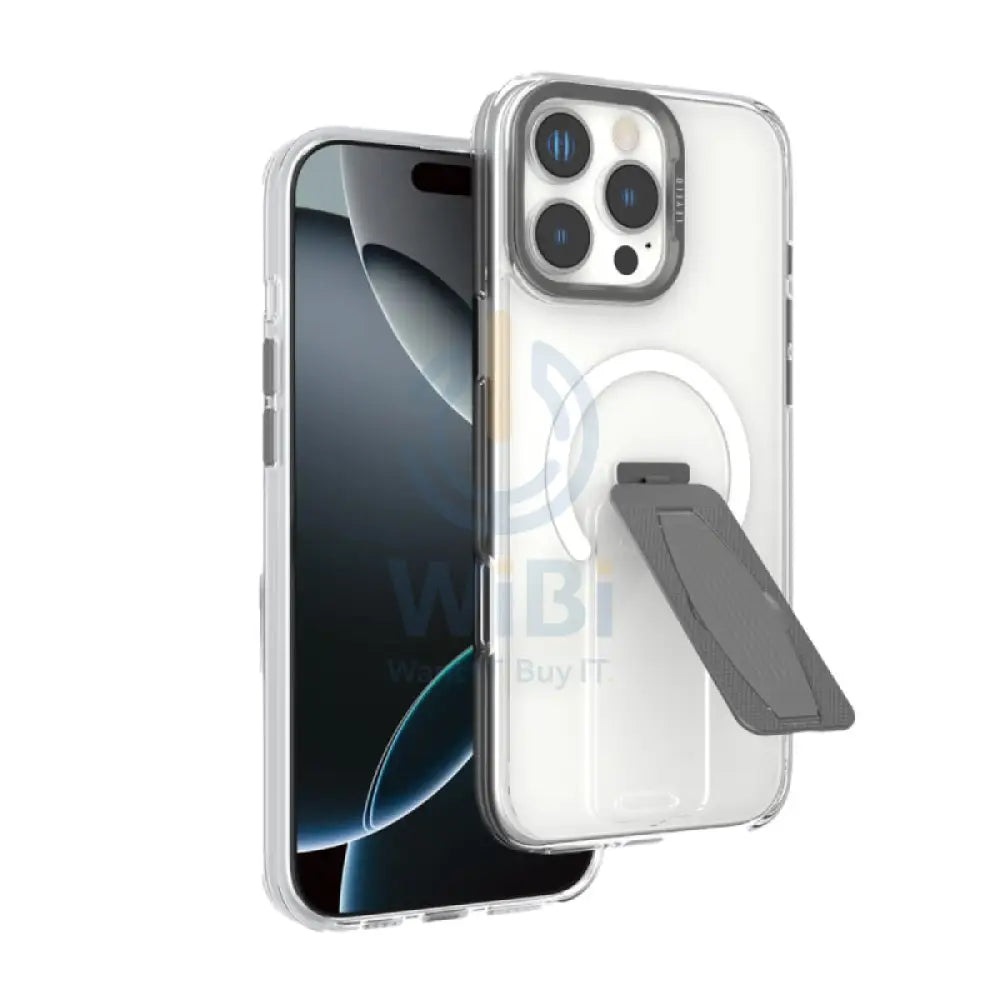Levelo Morphix MagSafe Grip Case - Apple iPhone 16 Pro Max / Gray Accessories > Mobiles & Tablets > Mobiles > Covers &