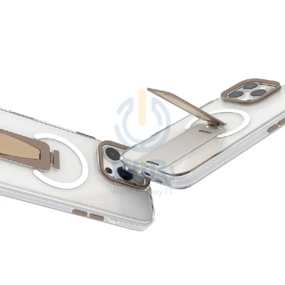 Levelo Morphix MagSafe Grip Case - Apple iPhone 16 Pro Max / Rose Gold Titanium Accessories > Mobiles & Tablets >