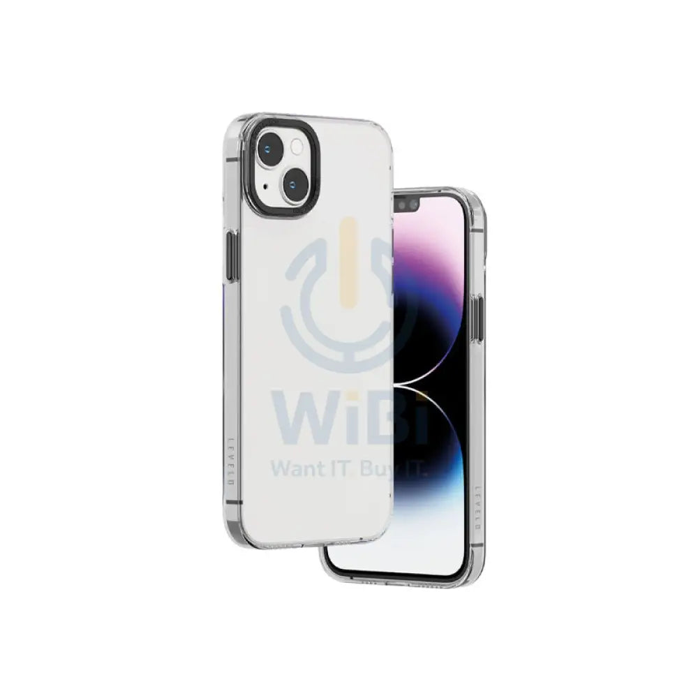 Levelo Sensa Clear Back Case iPhone 14 Plus - Clear/Grey Accessories > Mobiles & Tablets > Mobiles > Screen Protectors
