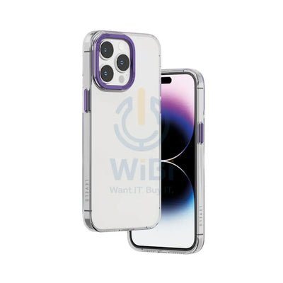 Levelo Sensa Clear Back Case iPhone 14 Pro Max - Clear/Purple Accessories > Mobiles & Tablets > Mobiles > Screen