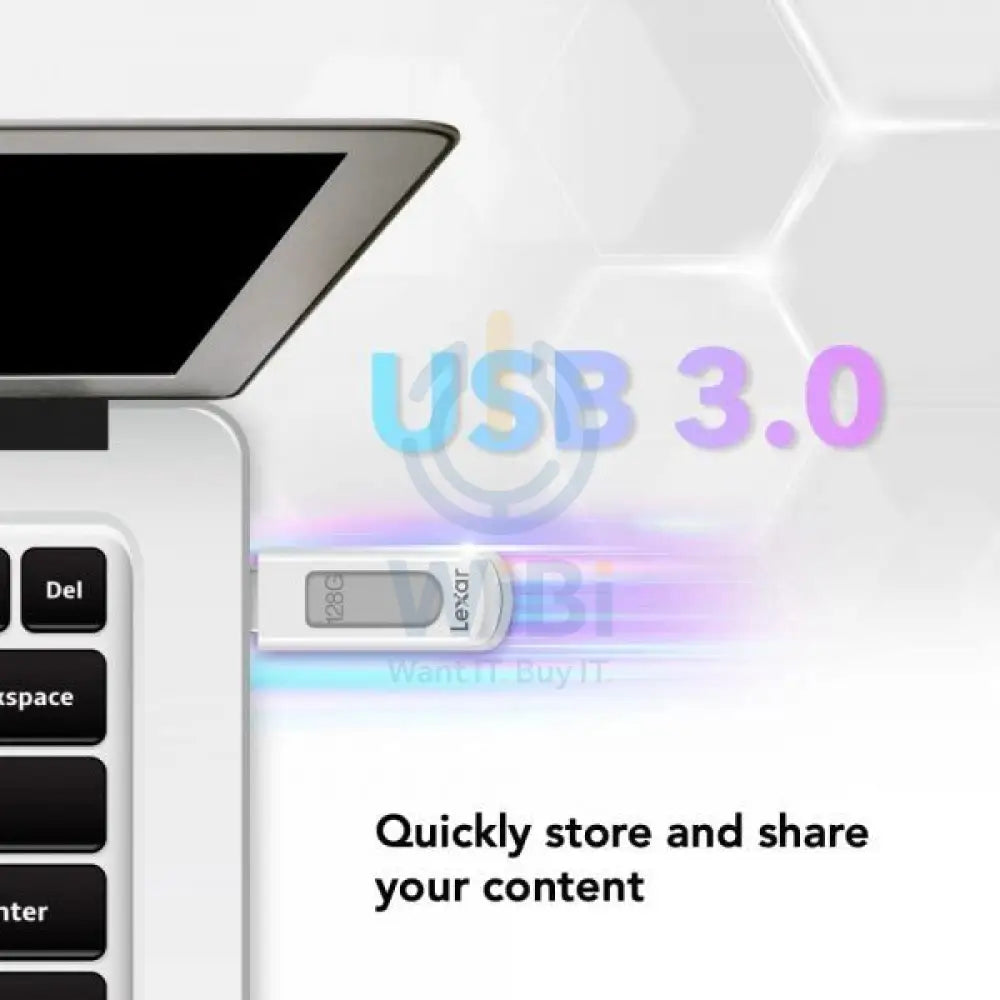 Lexar 128GB JumpDrive USB 3.0 Flash Drive - LJDV100-128ABGY Storage > USB Flash Drive