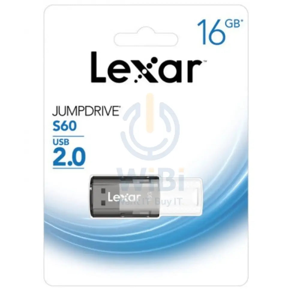 Lexar 16GB JumpDrive USB 2.0 Flash Drive - LJDS060016G-BNBNG Storage > USB Flash Drive