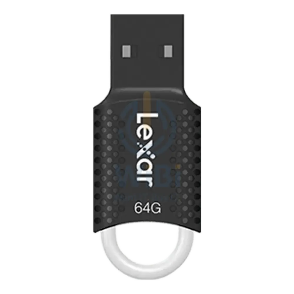 Lexar 64GB JumpDrive V40 USB 2.0 Flash Drive - Black Storage > USB Flash Drive