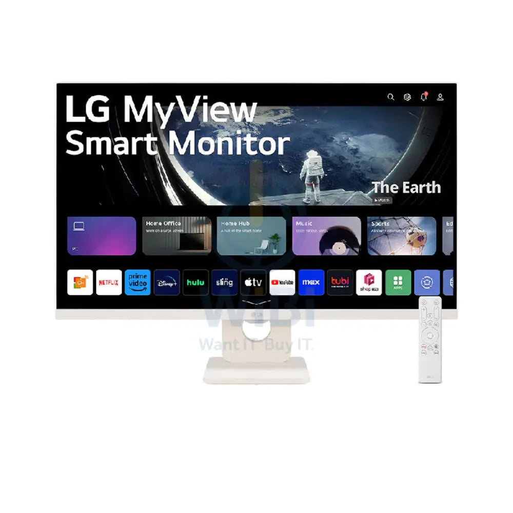 LG MyView Smart Monitor - 27’’ IPS FHD / 5ms / USB / HDMI / 60Hz - Smart Monitor Monitors & Projectors > Monitors