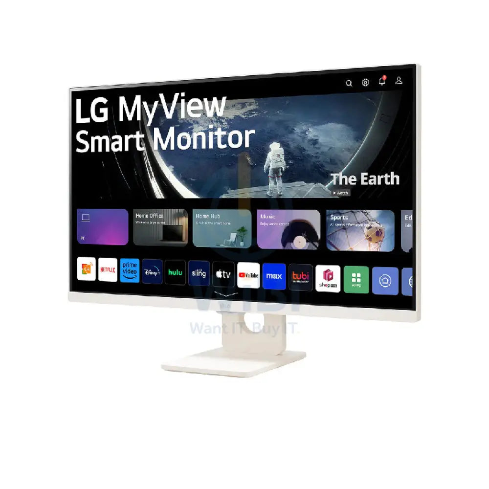 LG MyView Smart Monitor - 27’’ IPS FHD / 5ms / USB / HDMI / 60Hz - Smart Monitor Monitors & Projectors > Monitors