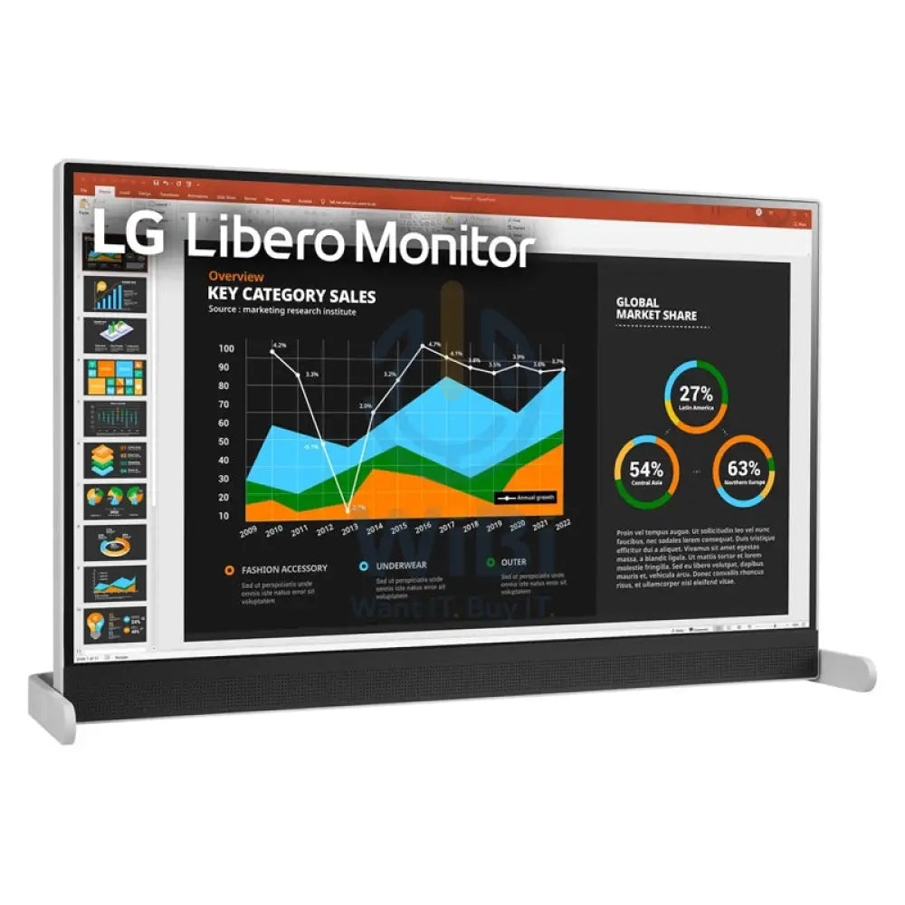 LG QHD Libero Monitor - 27.0’’ IPS QHD / 5ms / USB-C / HDMI / 75Hz - Monitor Monitors & Projectors > Monitors