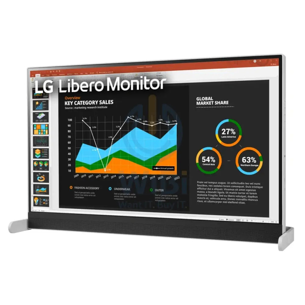 LG QHD Libero Monitor - 27.0’’ IPS QHD / 5ms / USB-C / HDMI / 75Hz - Monitor Monitors & Projectors > Monitors