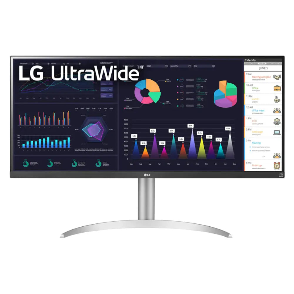 LG UltraWide FHD IPS Monitor - 34.0’’ IPS WFHD / 5ms / USB-C / HDMI / DisplayPort / 100Hz - Monitor Monitors &