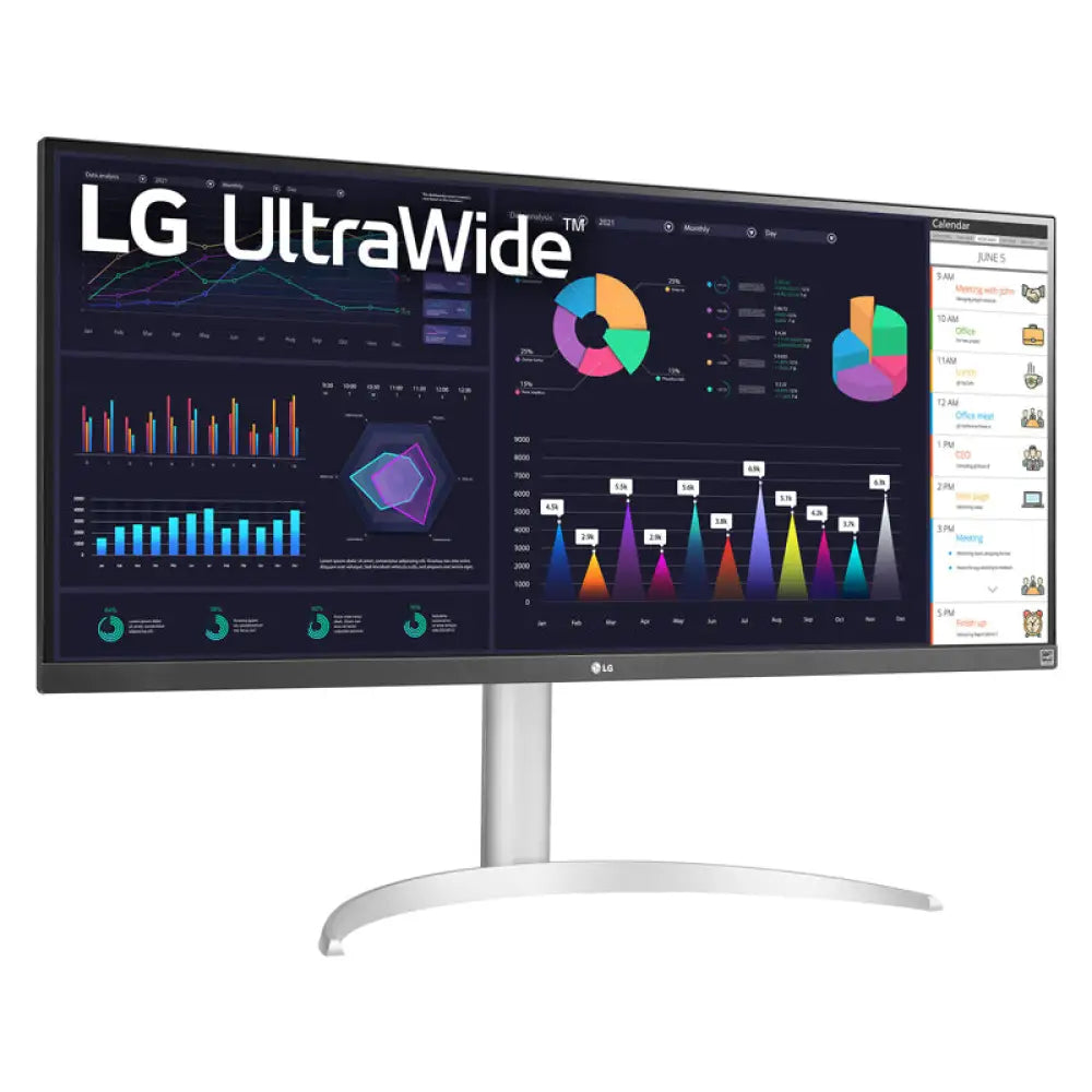 LG UltraWide FHD IPS Monitor - 34.0’’ IPS WFHD / 5ms / USB-C / HDMI / DisplayPort / 100Hz - Monitor Monitors &