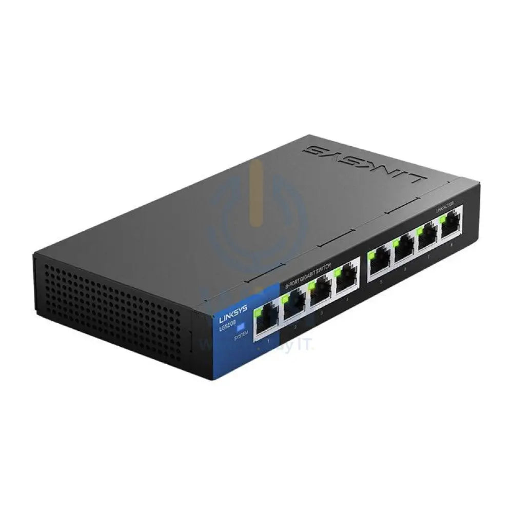 Linksys LGS108 Gigabit Switch - 8-Ports / Unmanaged / Desktop - Switch
