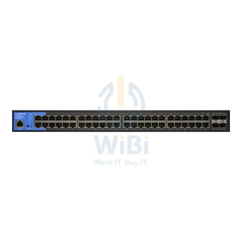 Linksys LGS352MPC - 48-Ports (Ethernet) / 4-Ports (SFP+) / Managed / Gigabit / PoE+ / Desktop - Switch