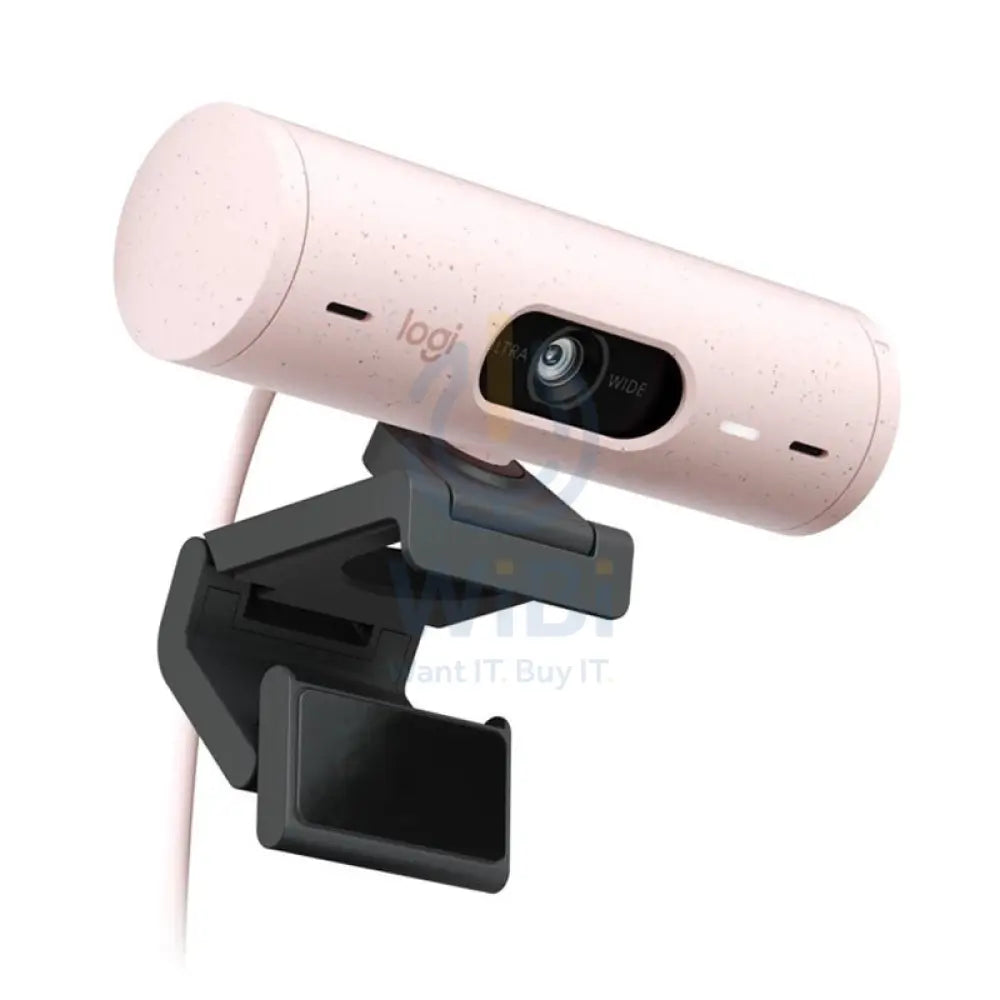 Logitech Brio 500 HD Webcam - 60 fps / USB-C / wired / Rose Cameras > Webcam