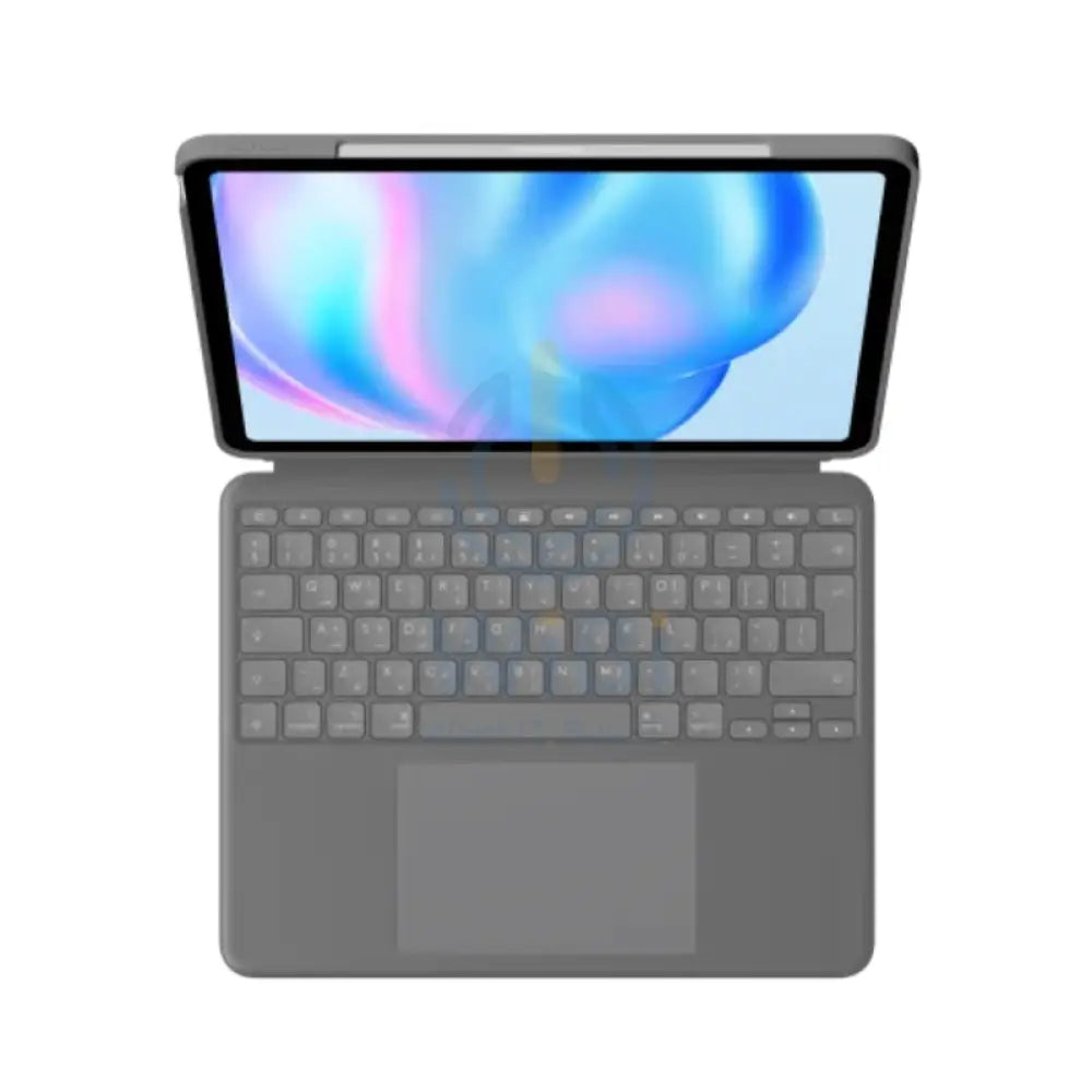 Logitech Combo Touch keyboard Case for iPad Air 13-inch (M2) - Oxford Grey / Arabic Accessories > Mobiles & Tablets >