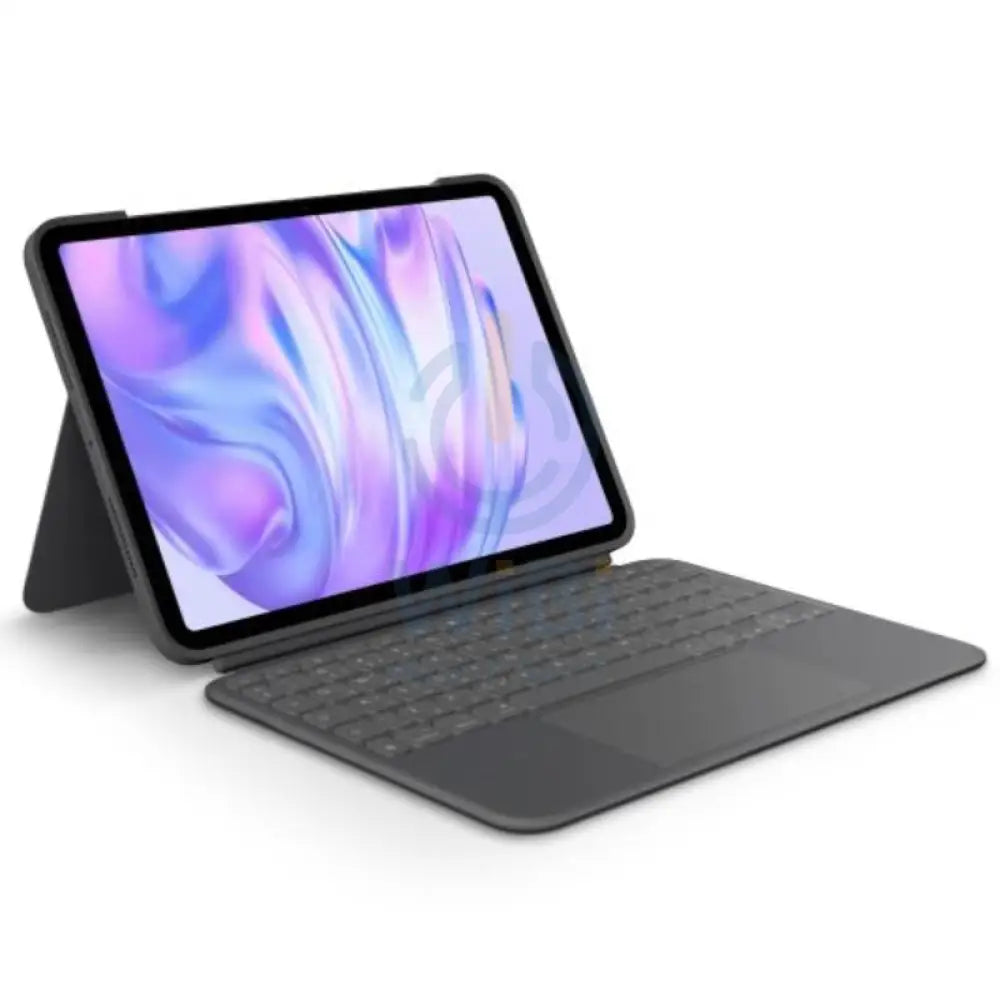 Logitech Combo Touch keyboard Case for iPad Pro 11-inch (M4) - Graphite / Arabic Accessories > Mobiles & Tablets >
