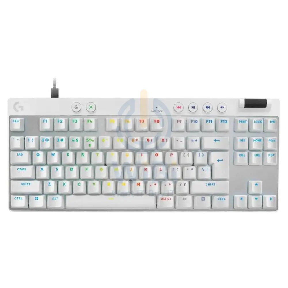 Logitech G Pro X TKL RAPID Gaming Keyboard - Wired / LINEAR / White Accessories > Keyboard & Mouse