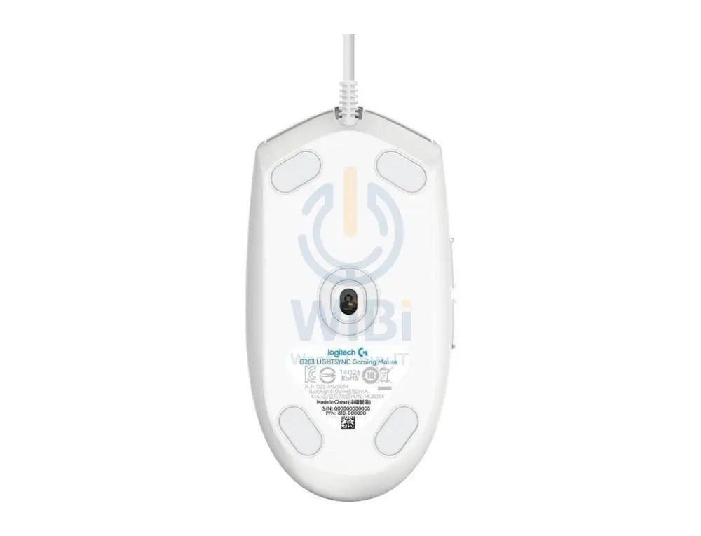 Logitech G203 LIGHTSYNC Gaming Mouse - White Accessories > Keyboard & Mouse > Gaming Zone > Offer Zone