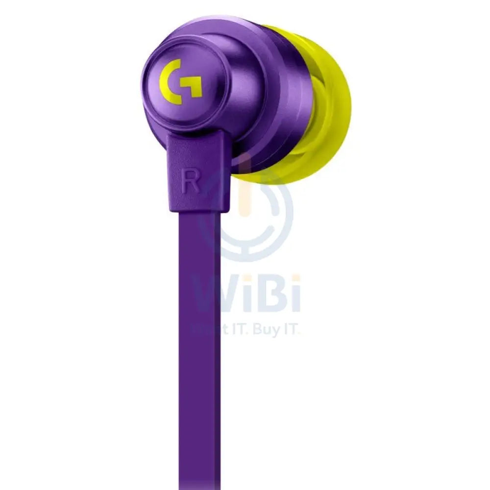 Logitech G333 Gaming Earphones - Wired / 3.5 MM / Purple Accessories > Audio > Headphones > Gaming Zone