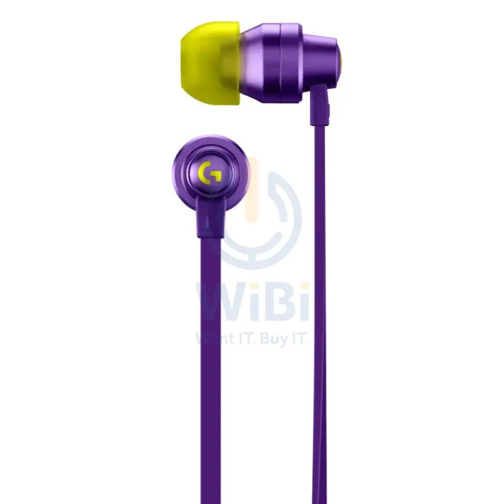 Logitech G333 Gaming Earphones - Wired / 3.5 MM / Purple Accessories > Audio > Headphones > Gaming Zone