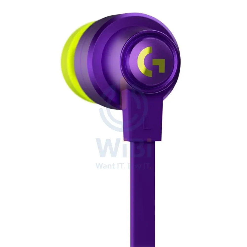 Logitech G333 Gaming Earphones - Wired / 3.5 MM / Purple Accessories > Audio > Headphones > Gaming Zone