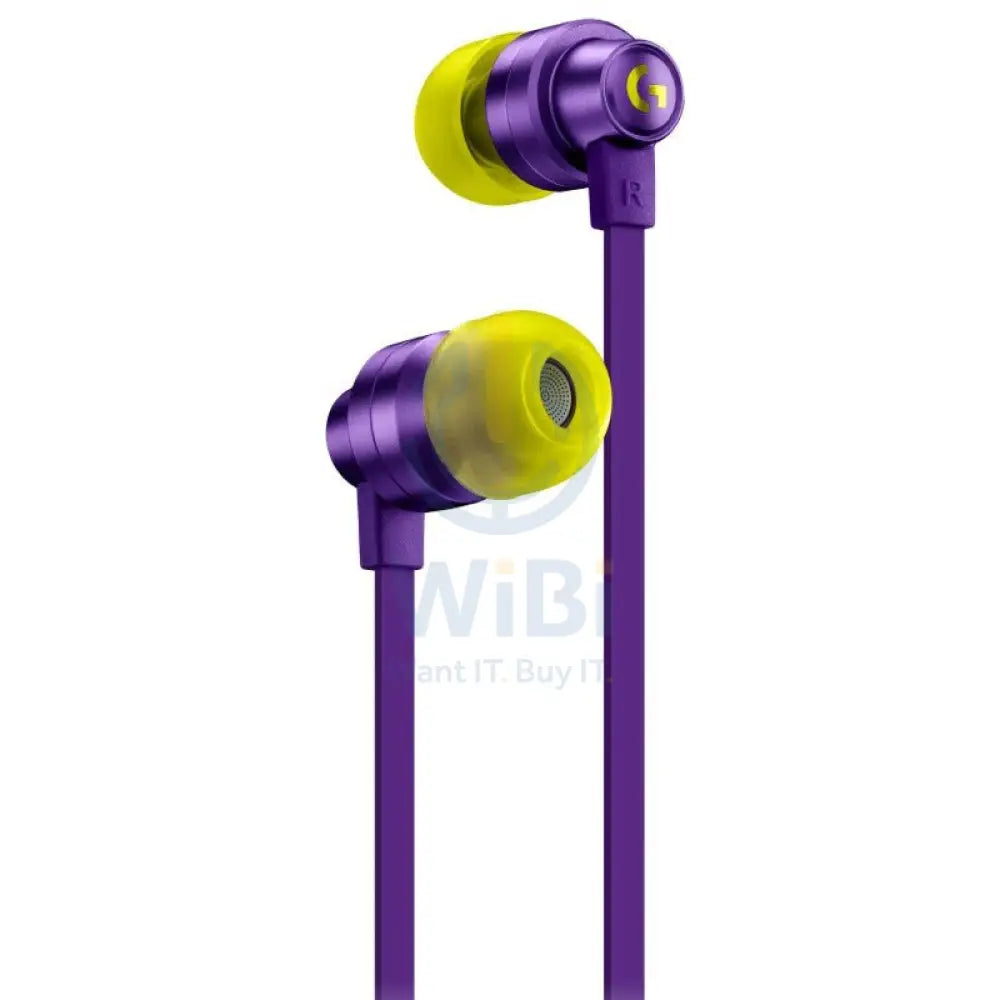 Logitech G333 Gaming Earphones - Wired / 3.5 MM / Purple Accessories > Audio > Headphones > Gaming Zone