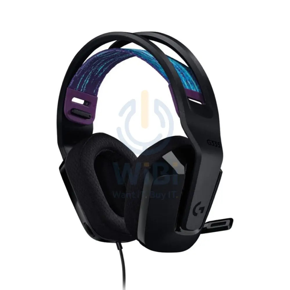 سماعة لوجيتيك G335 سماعة الألعاب - بسلك / أسود اكسسوارات الصوت > سماعات الرأس >منطقة الألعاب
