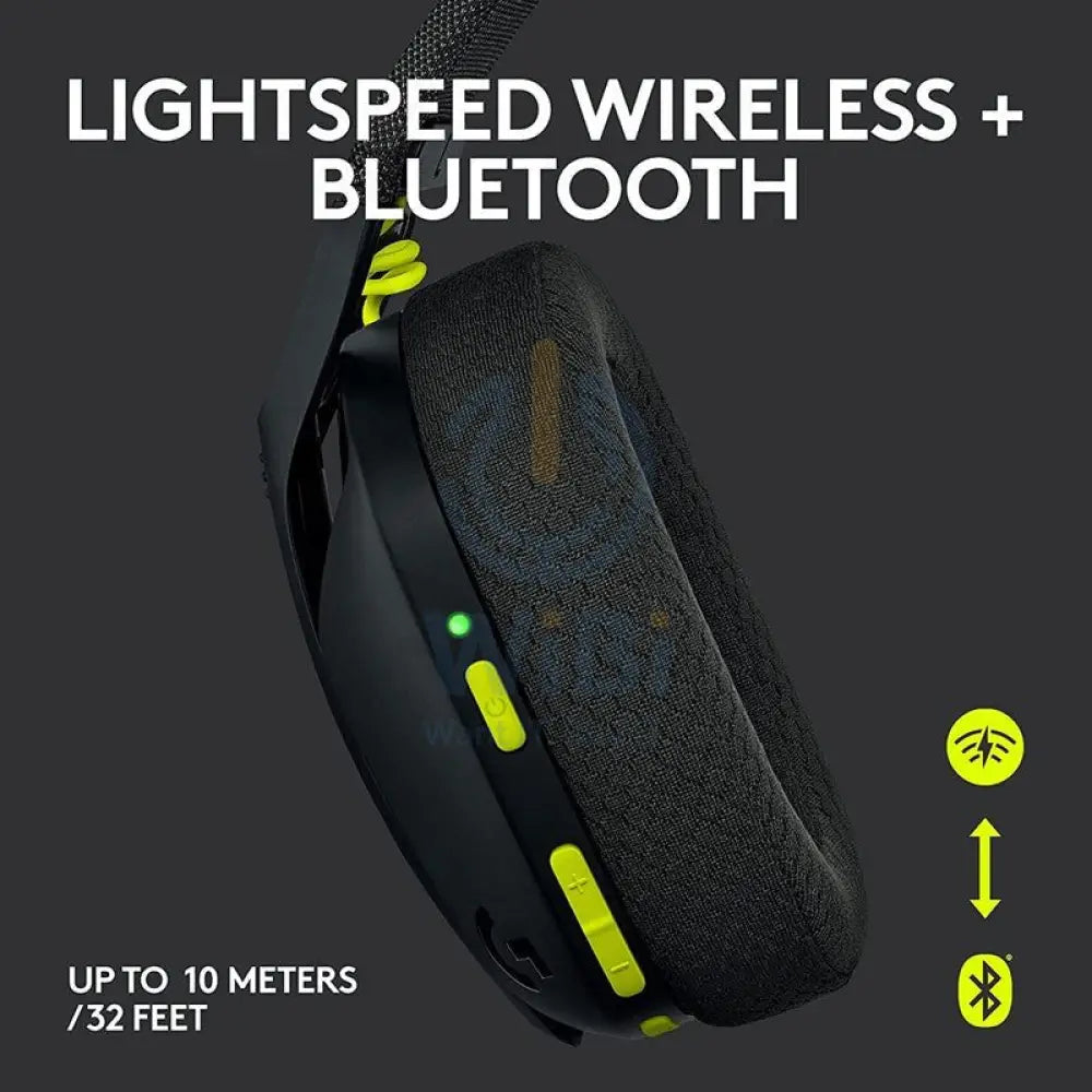 Logitech G435 Gaming Headset - Wireless / Black Accessories > Audio > Headphones > Gaming Zone