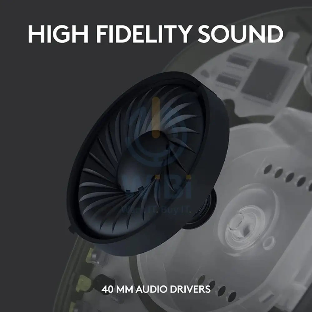 Logitech G435 Gaming Headset - Wireless / Black Accessories > Audio > Headphones > Gaming Zone