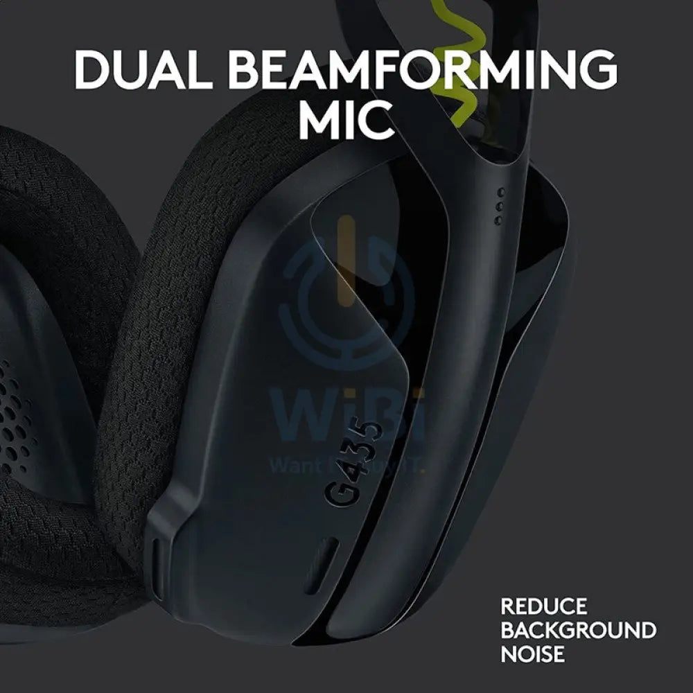 Logitech G435 Gaming Headset - Wireless / Black Accessories > Audio > Headphones > Gaming Zone