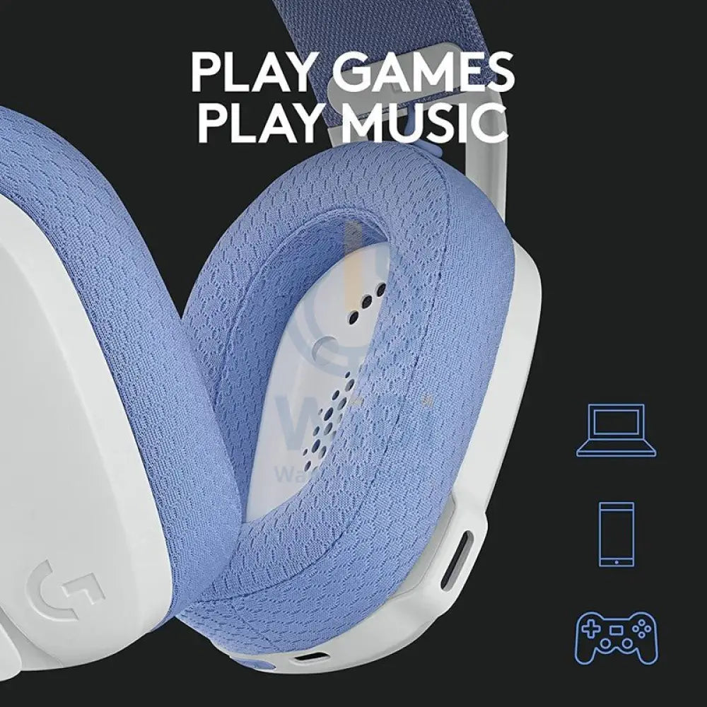 Logitech G435 Gaming Headset - Wireless / White Accessories > Audio > Headphones > Gaming Zone
