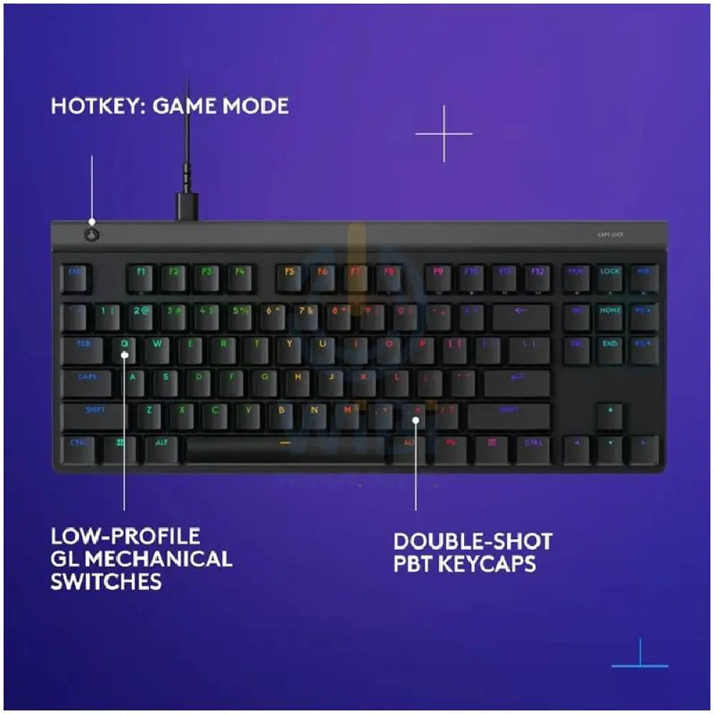 Logitech G515 LIGHTSPEED TKL Mechanical Gaming Keyboard - Wired / RGB / Tactile / Black Accessories > Keyboard & Mouse