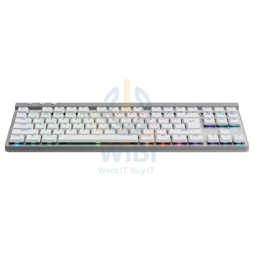 Logitech G515 LIGHTSPEED TKL Mechanical Gaming Keyboard - Wireless / RGB / Tactile / White Accessories > Keyboard &