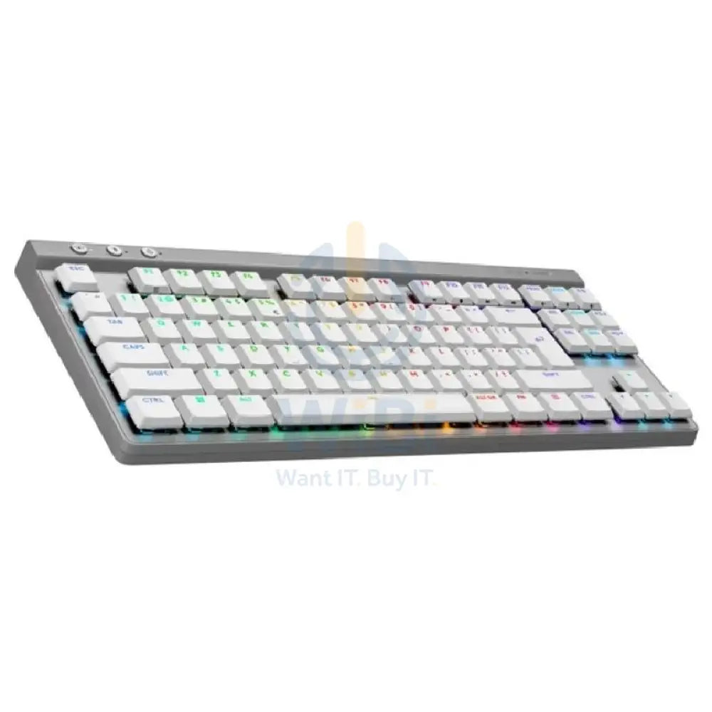 Logitech G515 LIGHTSPEED TKL Mechanical Gaming Keyboard - Wireless / RGB / Tactile / White Accessories > Keyboard &